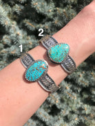 The Pagosa Turquoise Cuffs-Bracelets & Cuffs-Calli Co., Turquoise and Silver Jewelry, Native American Handmade, Zuni Tribe, Navajo Tribe, Brock Texas