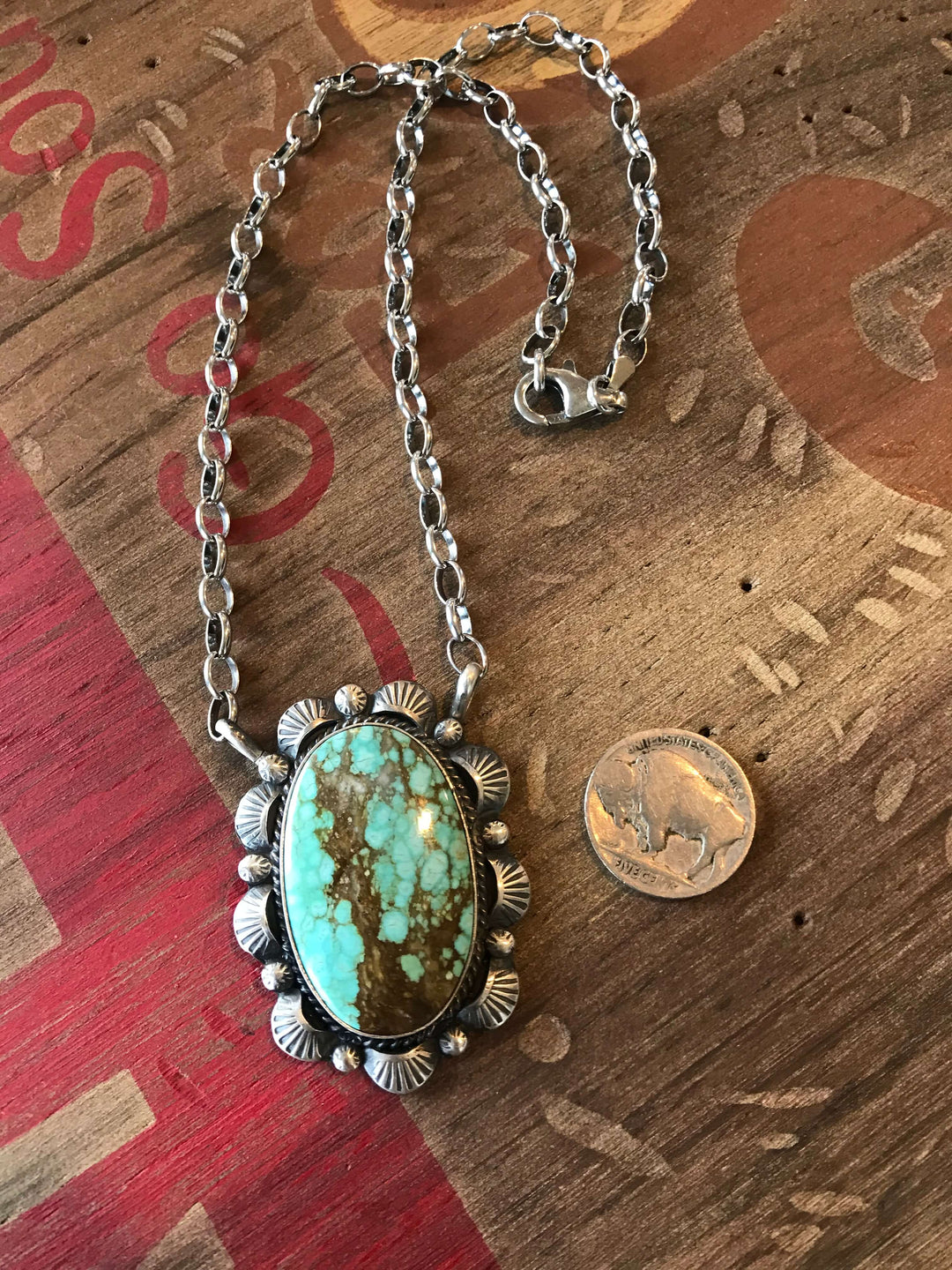 The Turley Necklace, 9-Necklaces-Calli Co., Turquoise and Silver Jewelry, Native American Handmade, Zuni Tribe, Navajo Tribe, Brock Texas