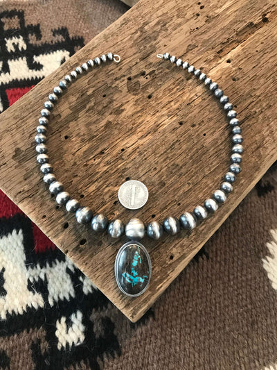 The South Point Necklace, 3-Necklaces-Calli Co., Turquoise and Silver Jewelry, Native American Handmade, Zuni Tribe, Navajo Tribe, Brock Texas