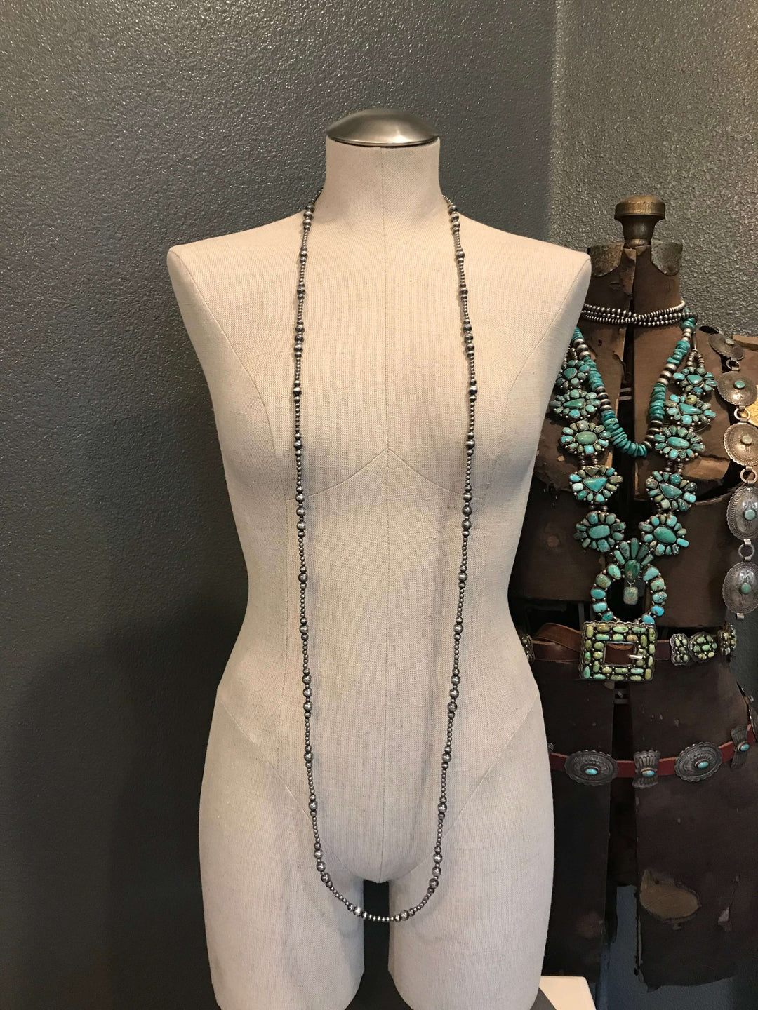 The Sopris Necklace-Necklaces-Calli Co., Turquoise and Silver Jewelry, Native American Handmade, Zuni Tribe, Navajo Tribe, Brock Texas