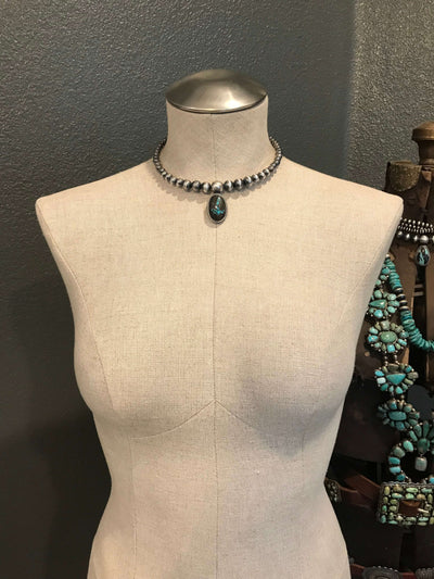 The South Point Necklace, 3-Necklaces-Calli Co., Turquoise and Silver Jewelry, Native American Handmade, Zuni Tribe, Navajo Tribe, Brock Texas