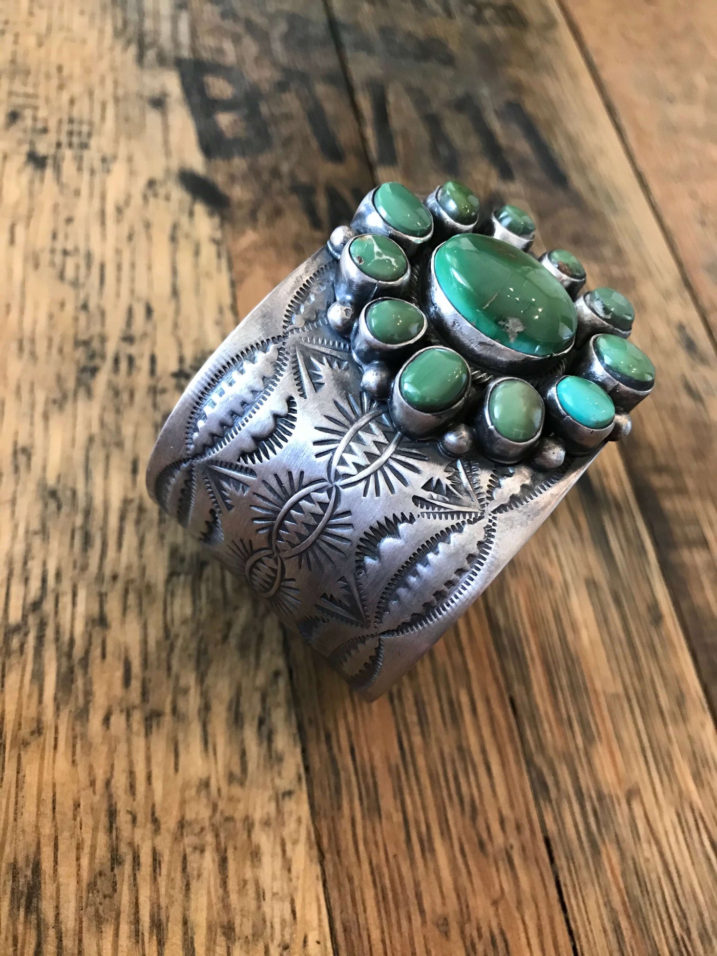 The Taos Royston Turquoise Cuff-Bracelets & Cuffs-Calli Co., Turquoise and Silver Jewelry, Native American Handmade, Zuni Tribe, Navajo Tribe, Brock Texas