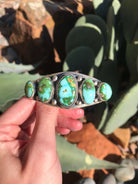 The Tuttle Sonoran Gold Cuff-Bracelets & Cuffs-Calli Co., Turquoise and Silver Jewelry, Native American Handmade, Zuni Tribe, Navajo Tribe, Brock Texas