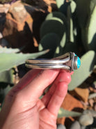 The Wolfforth Turquoise Cuff-Bracelets & Cuffs-Calli Co., Turquoise and Silver Jewelry, Native American Handmade, Zuni Tribe, Navajo Tribe, Brock Texas