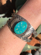 The Latexo Turquoise Cuff-Bracelets & Cuffs-Calli Co., Turquoise and Silver Jewelry, Native American Handmade, Zuni Tribe, Navajo Tribe, Brock Texas