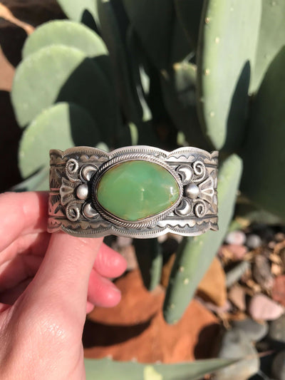 The Rawlins Royston Cuff-Bracelets & Cuffs-Calli Co., Turquoise and Silver Jewelry, Native American Handmade, Zuni Tribe, Navajo Tribe, Brock Texas