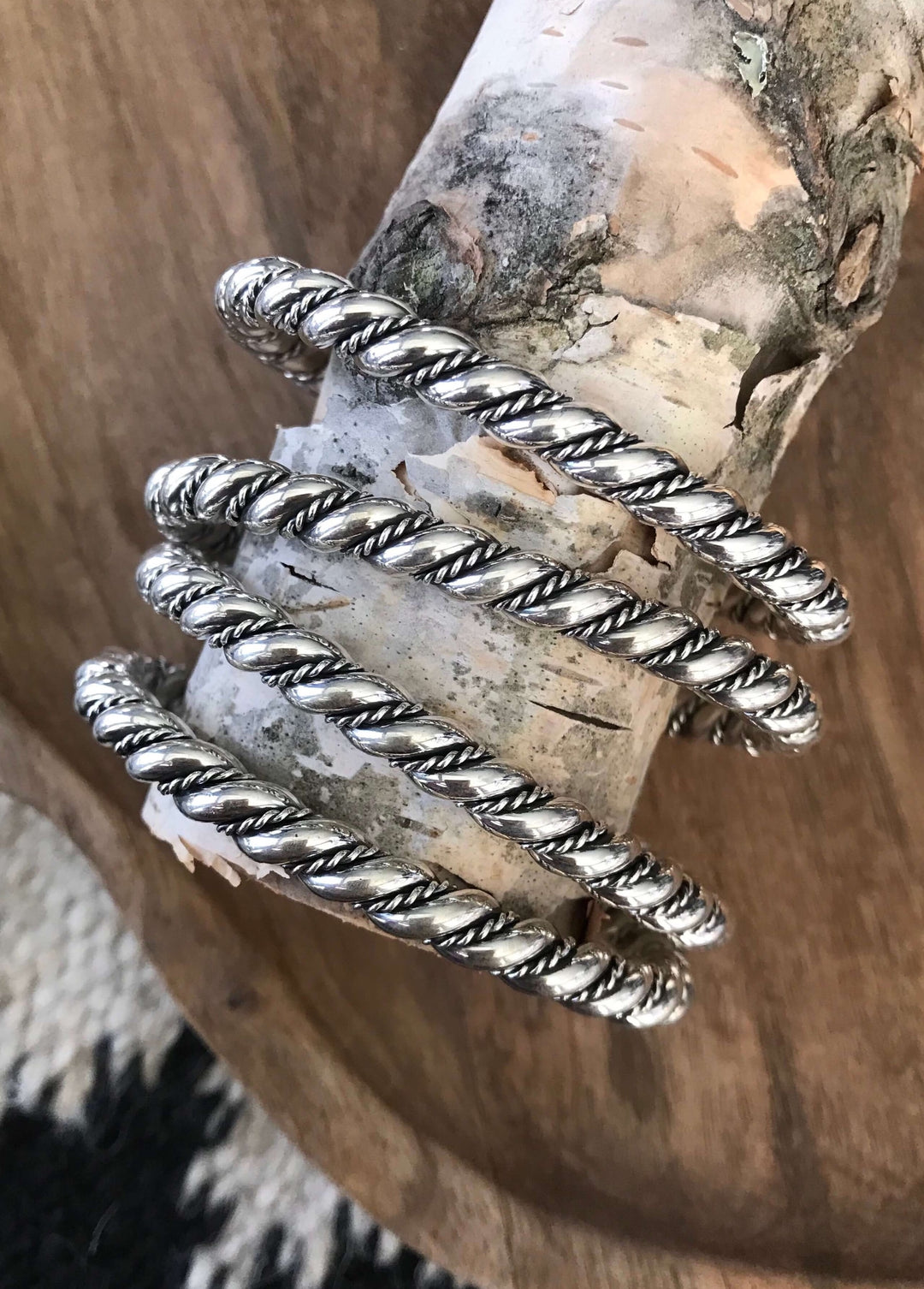 The Hondo Grande Cuff-Bracelets & Cuffs-Calli Co., Turquoise and Silver Jewelry, Native American Handmade, Zuni Tribe, Navajo Tribe, Brock Texas