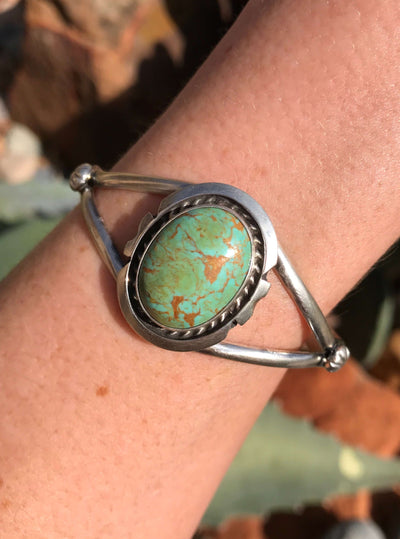 The Zuri Cuff, 16-Bracelets & Cuffs-Calli Co., Turquoise and Silver Jewelry, Native American Handmade, Zuni Tribe, Navajo Tribe, Brock Texas
