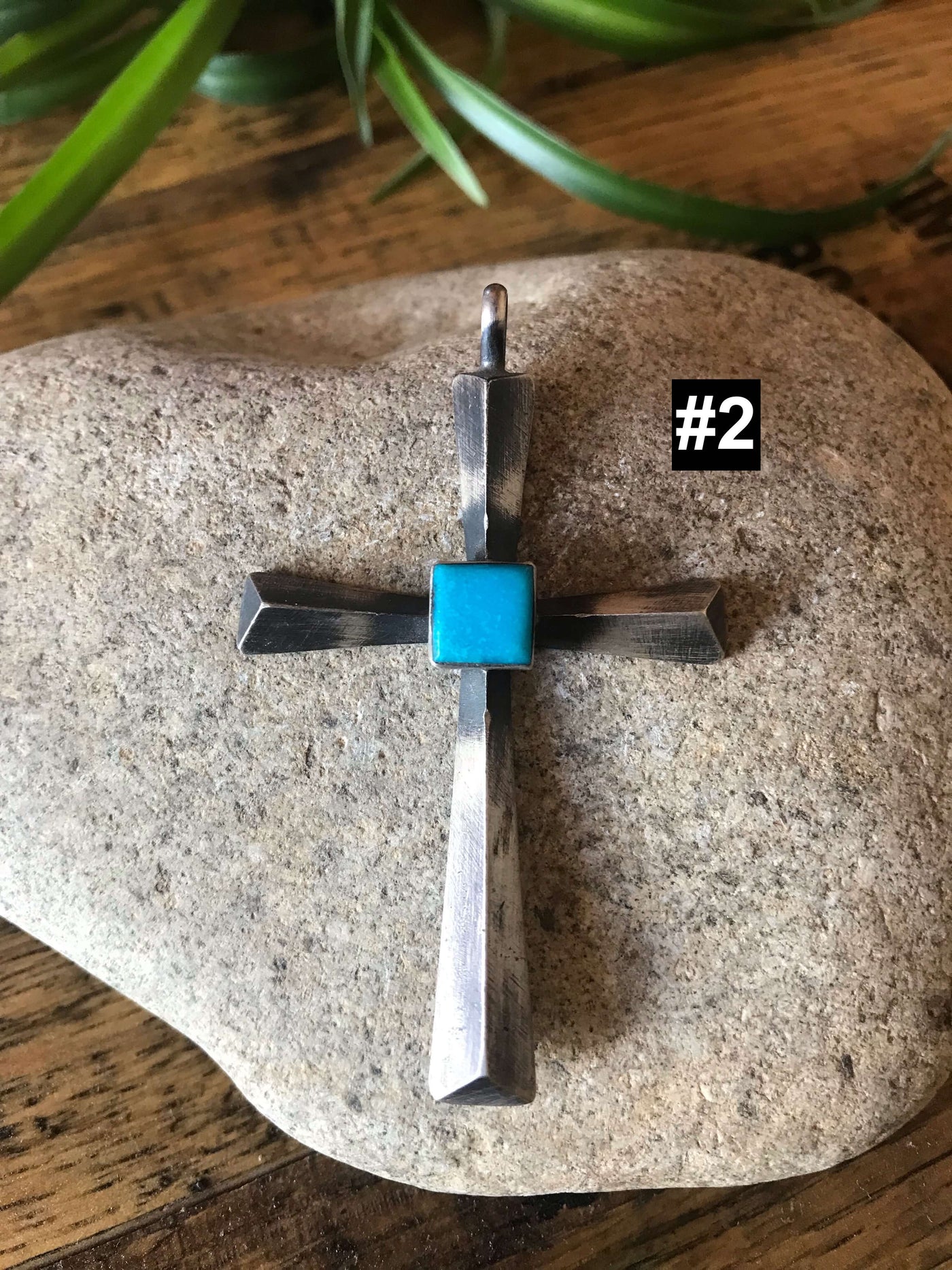 The Thor Turquoise Cross Pendants-Pendants-Calli Co., Turquoise and Silver Jewelry, Native American Handmade, Zuni Tribe, Navajo Tribe, Brock Texas